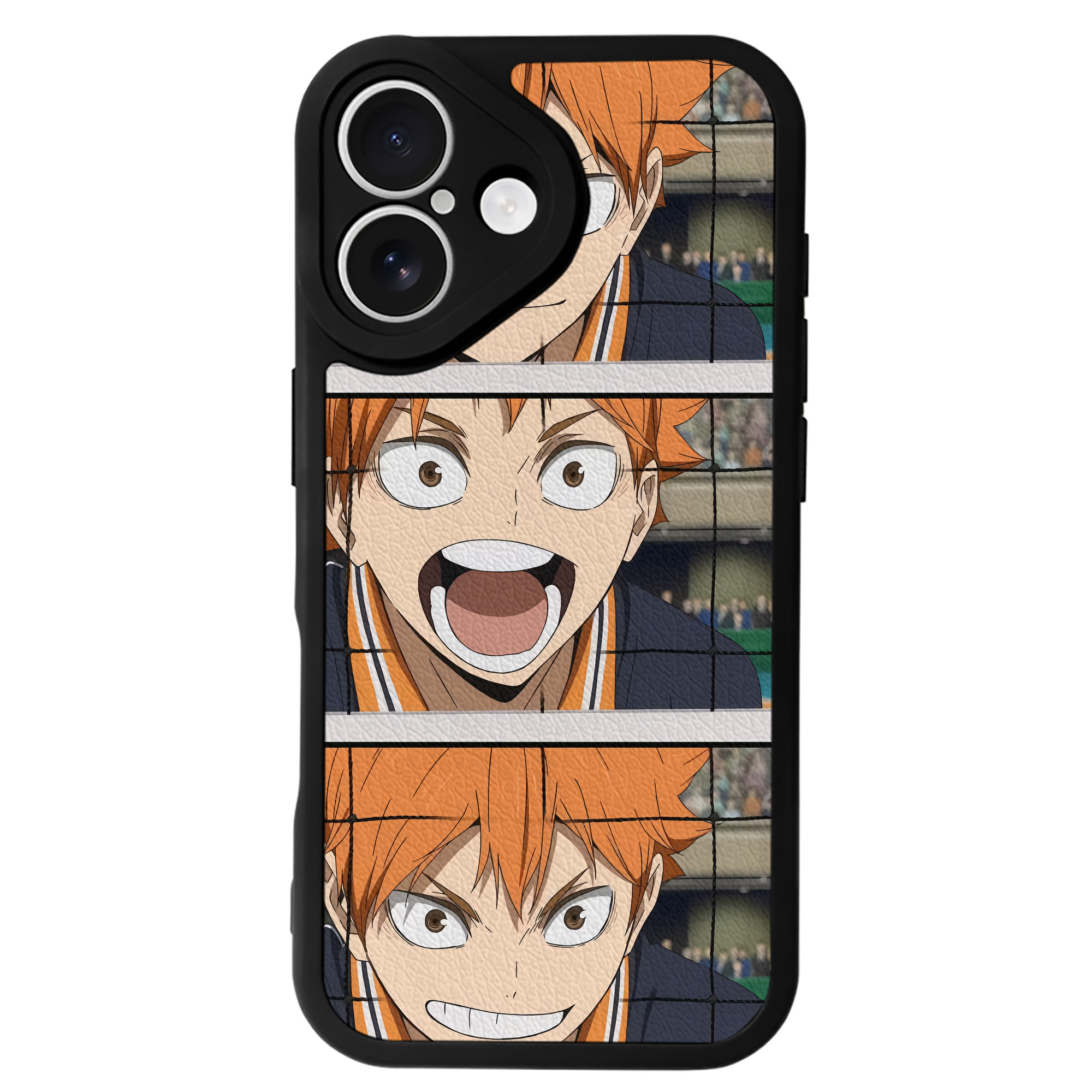 （画像用） ハイキュー!! Haikyu!! 【iPhone 16シリーズ対応】シリコンスマホケース（レザー調） 材質：シリコン